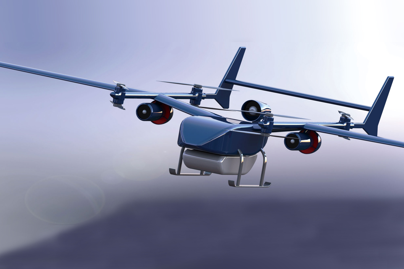 HIEN Aero Technologies HIEN Dr-One scaleable air cargo hybrid-electric VTOL concept design aircraft HIEN Aero Technologies HIEN Dr-One scaleable air cargo hybrid-electric VTOL concept design aircraft